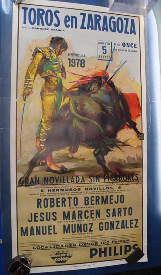 12. Cartel Corrida de Toros Zaragoza 1978.