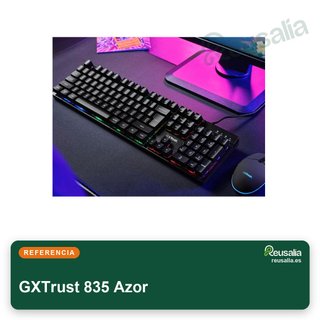 GXTrust 835 Azor Teclado gaming retroiluminado