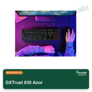 GXTrust 835 Azor Teclado gaming retroiluminado