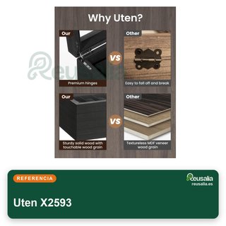 Scatola per orologi in legno a doppio strato Uten