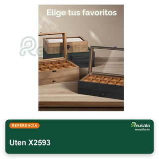 Scatola per orologi in legno a doppio strato Uten