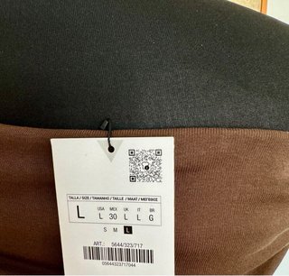 Vestido Zara marrón talla L
