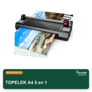 TOPELEK Plastificadora A4 5 en 1 laminadora