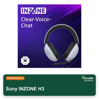 Sony INZONE H3 auriculares gaming sonido