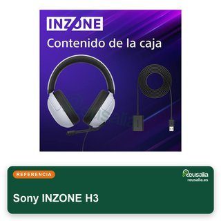 Sony INZONE H3 auriculares gaming sonido