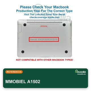 MMOBIEL teclado compatible MacBook Pro A1502