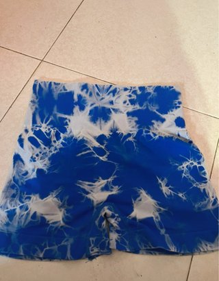 Pantalón corto deportivo tie-dye Talla M/L