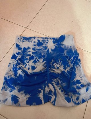 Pantalón corto deportivo tie-dye Talla M/L