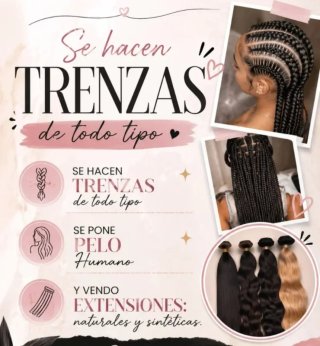 Hago trenzas de pelo en la Palma del Cdo y pueblos