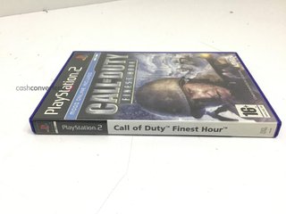 call of duty finest hour ps2