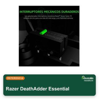 Razer DeathAdder Essential ratón gaming 6400 DPI