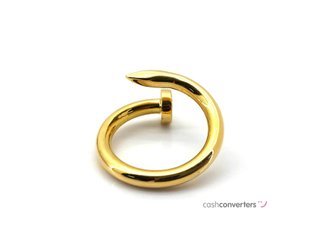 anillo oro 18k con circonita