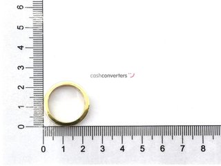 alianza oro 18k con piedra con circonita
