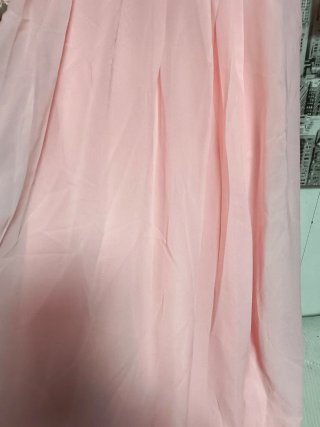 Vestido largo fiesta manga 3/4 encaje