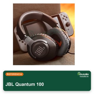 JBL Quantum 100 auriculares gamers micrófono
