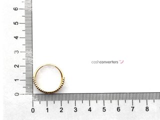 anillo oro 18k con piedra con circonita