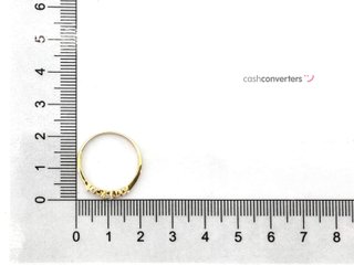 anillo oro 18k con piedra con circonita