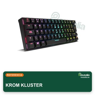 KROM KLUSTER teclado gaming mecánico RGB