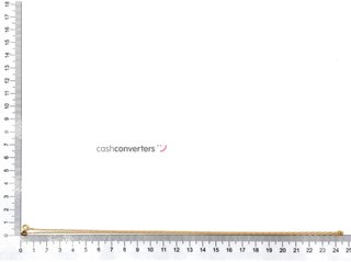 cadena oro 18k 25cm
