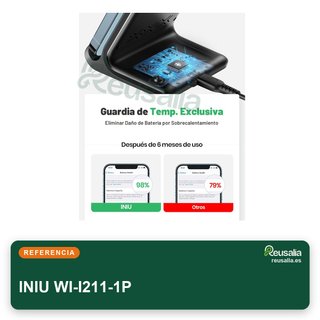 INIU cargador inalámbrico rápido 15W stand