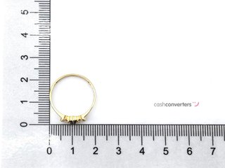 anillo oro 18k con piedra con circonita