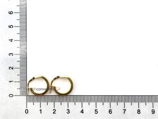 argollas oro 18k