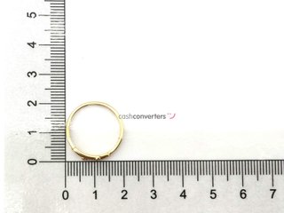 anillo oro 18k con circonita