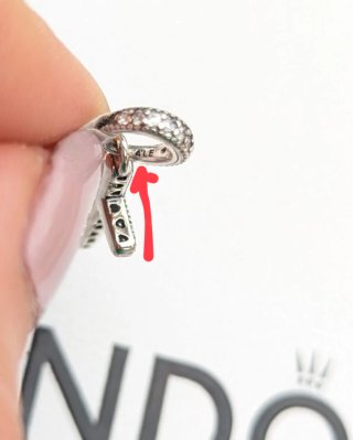 Colgante Pandora Cruz Brillante Plata