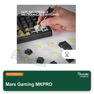 Mars Gaming MKPRO teclado mecánico RGB