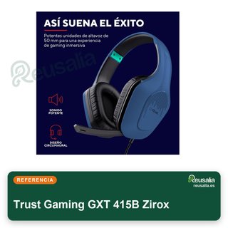 Trust Gaming GXT 415B Zirox auriculares gaming