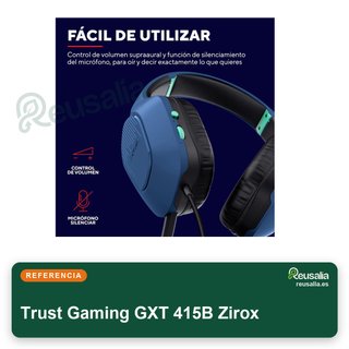 Trust Gaming GXT 415B Zirox auriculares gaming