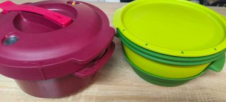 Pack Tupperware Verde y Morado