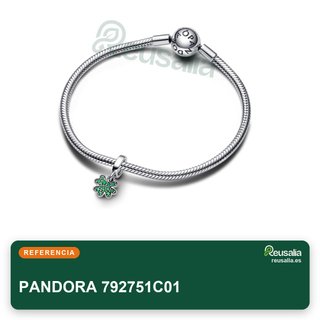 Pandora colgante charm trébol plata 792751C01