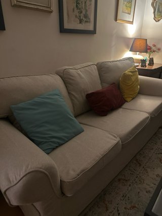 Sofá IKEA EKTORP 3 plazas gris