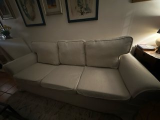 Sofá IKEA EKTORP 3 plazas gris