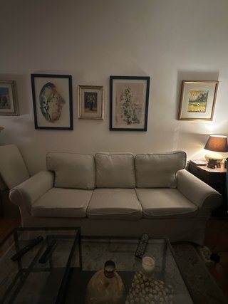 Sofá IKEA EKTORP 3 plazas gris