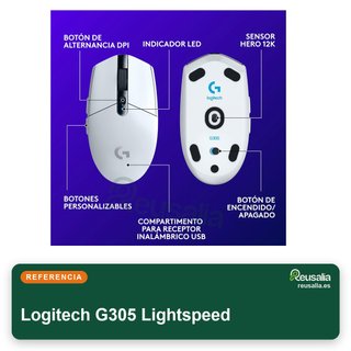 Logitech G305 Lightspeed ratón gaming