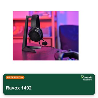 Ravox 1492 auriculares gaming cómodos micrófono