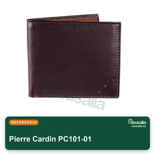 Pierre Cardin cartera piel negra RFID