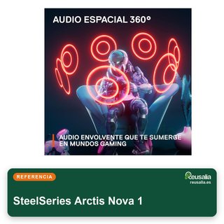 SteelSeries Arctis Nova 1 cascos gaming audio