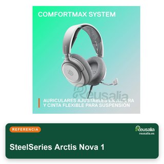 SteelSeries Arctis Nova 1 cascos gaming audio
