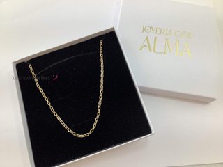 cadena oro 18k 33cm