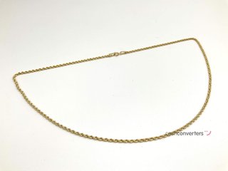 cadena oro 18k 20cm