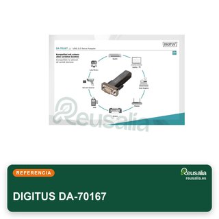 Digitus adaptador USB a puerto serie RS232