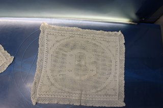Fundas de cojín de ganchillo, crochet. Hechos a mano, mediados s.XX.