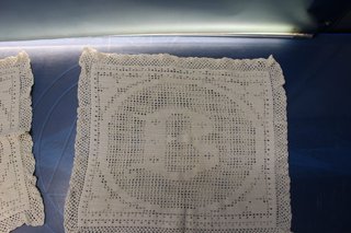 Fundas de cojín de ganchillo, crochet. Hechos a mano, mediados s.XX.