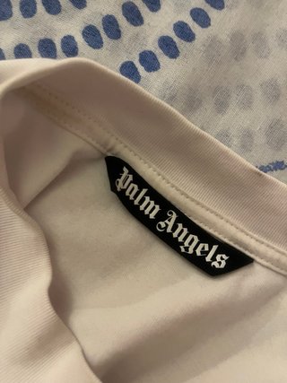Camiseta Palm Angels Corazón Azul