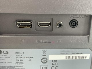 monitor led lg ultragear 27g411a-b 27 led