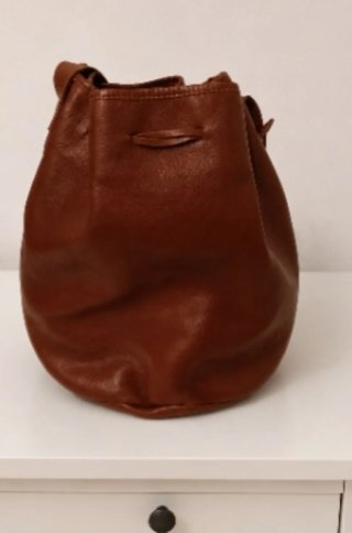 Bolso de cuero auténtico