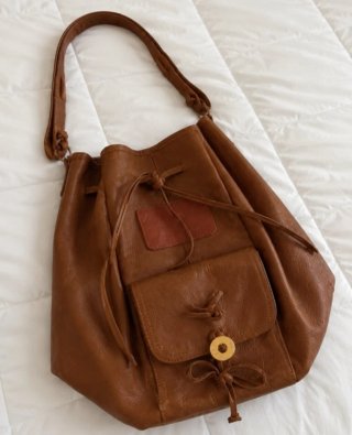 Bolso de cuero auténtico